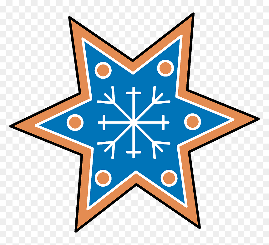 Christmas Star Clipart - Cross, HD Png Download - christmas star png