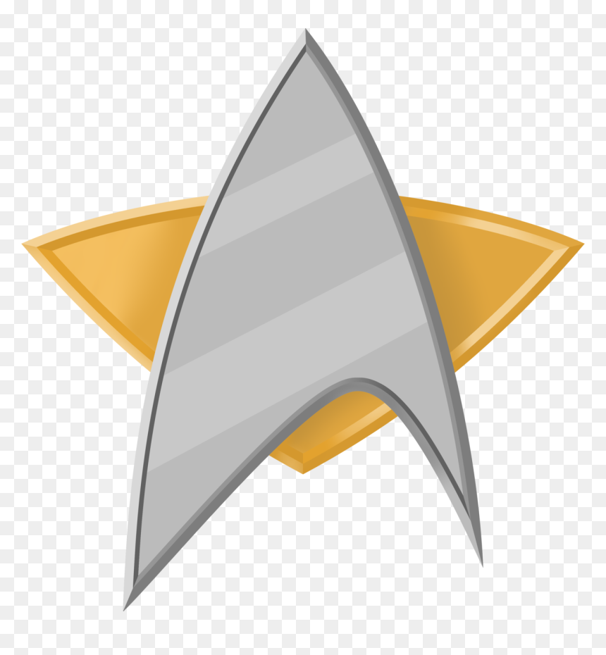 Star Shaped Starfleet Insignia Star Trek Know Your, HD Png Download - star trek logo png