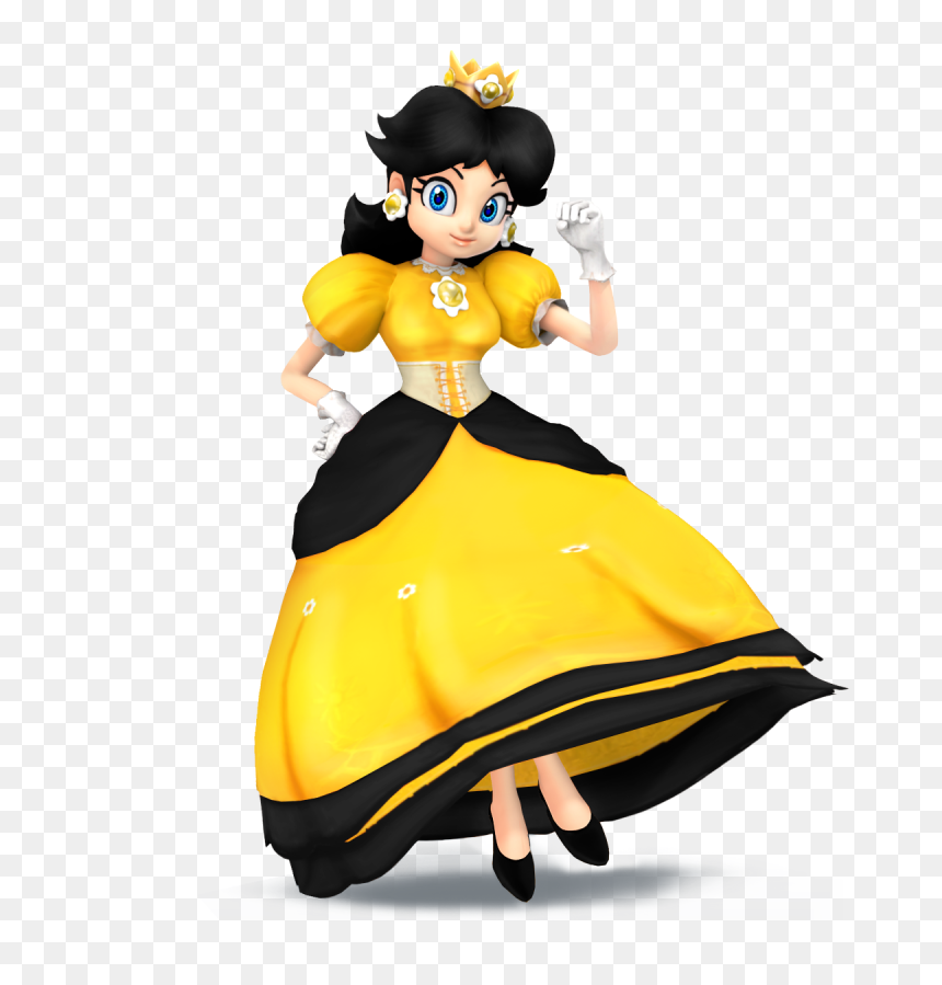 Evolution Of Emolga Colored Daisy - Princess Daisy Smash 4, HD Png Download - princess daisy png