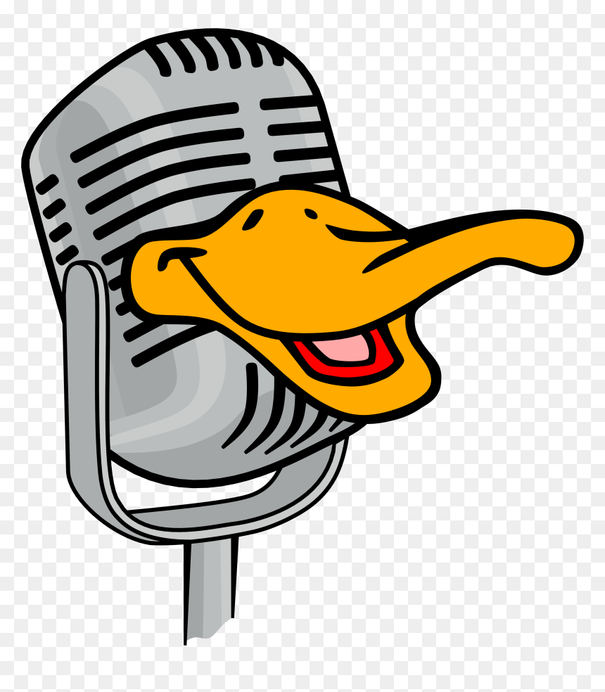 Transparent Oregon Duck Logo Png - Radio Microphone Drawing, Png Download - oregon ducks logo png