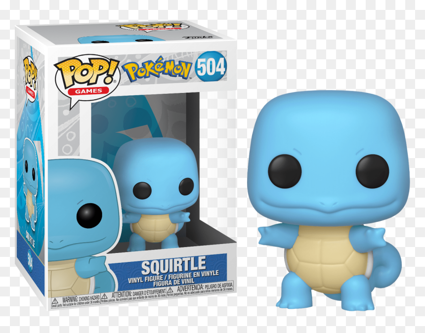 Squirtle Pop Vinyl Figure - Funko Pop Pokemon Squirtle, HD Png Download - wartortle png