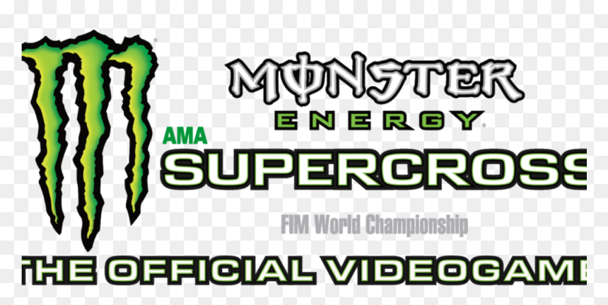 Monster Energy Supercross Official Videogame Makers - Monster Energy, HD Png Download - monster energy png