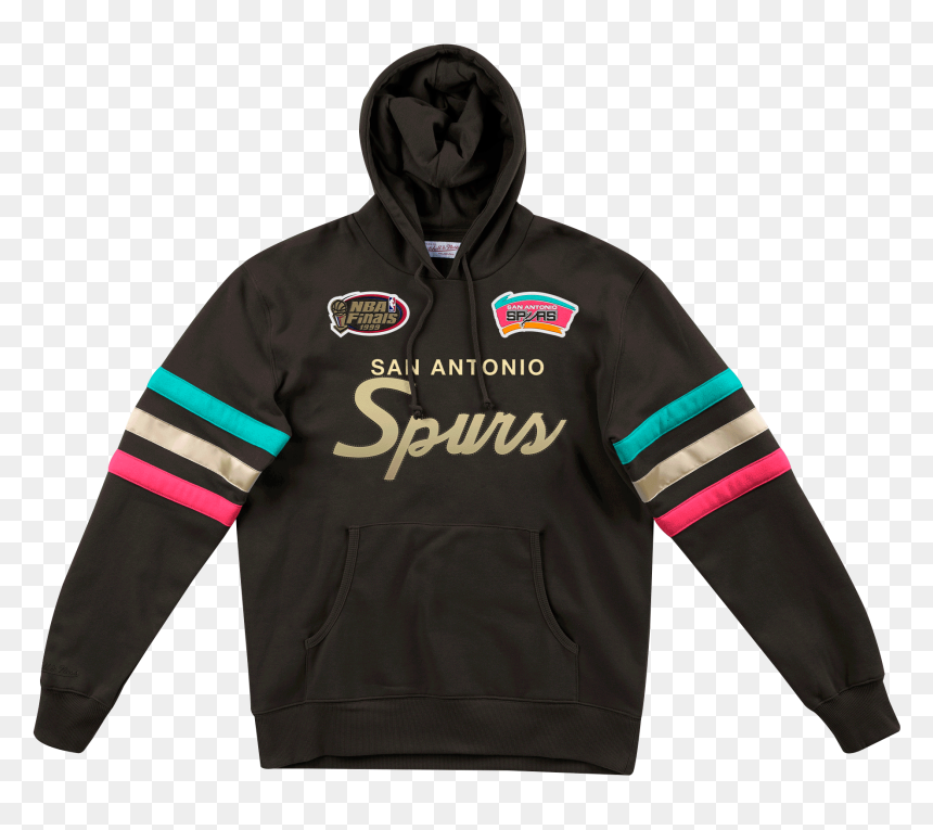 Chicago Bulls Hoodie Mitchell And Ness, HD Png Download - san antonio spurs logo png