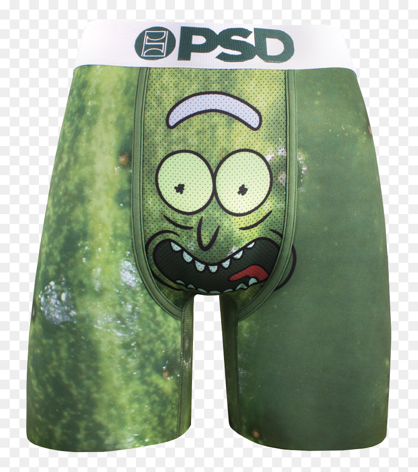 Rick And Morty - Psd Underwear, HD Png Download - pickle rick face png