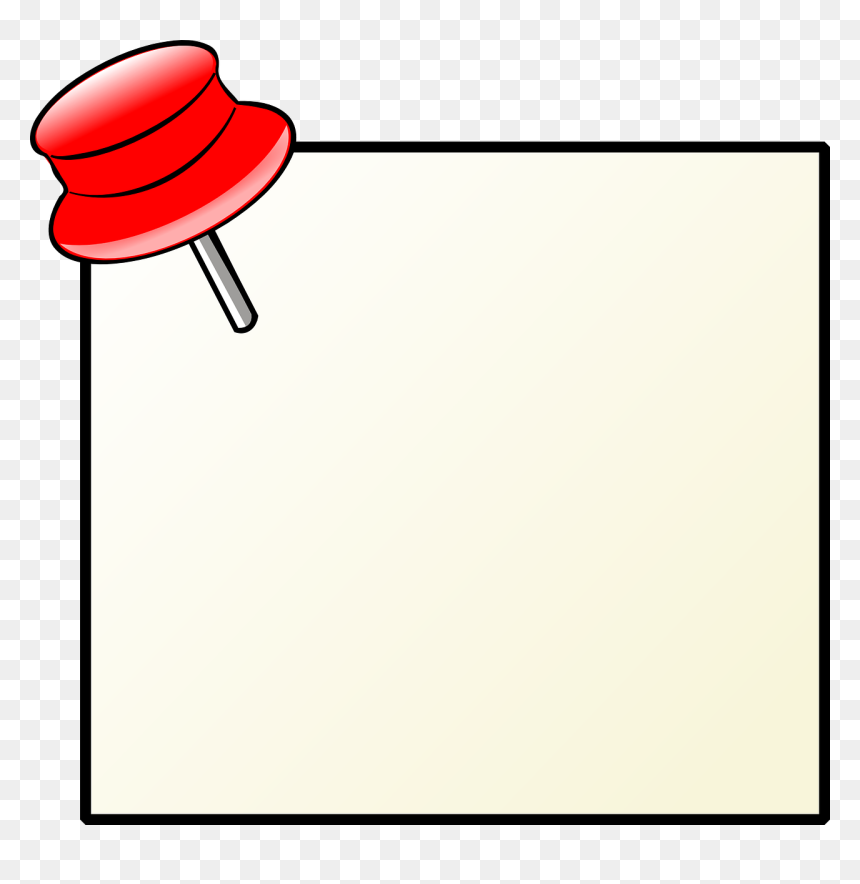 Clipart Announcement, HD Png Download - thumb tack png