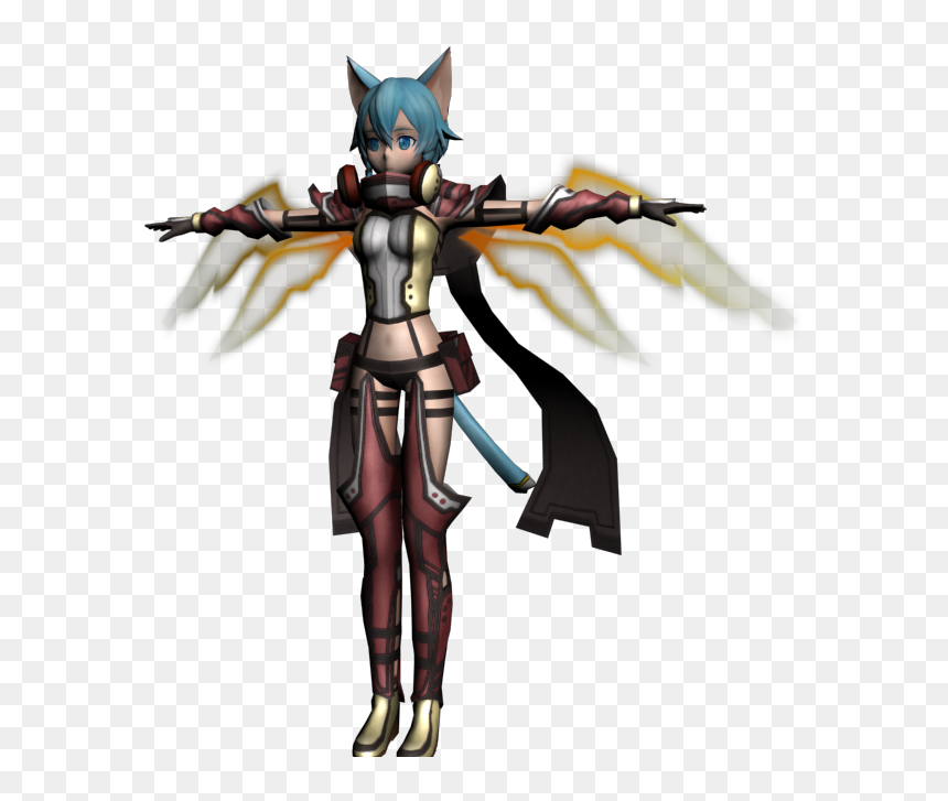 Download Zip Archive - Sao Lost Song Sinon Original Outfit, HD Png Download - sinon png