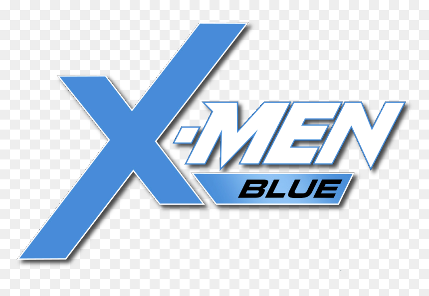 X Men Blue Logo - Marvel X Men Blue Logo, HD Png Download - x men logo png