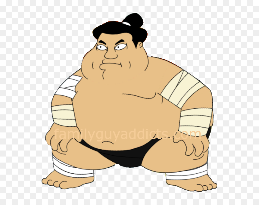 Sumo Wrestler Clipart, HD Png Download - family guy png
