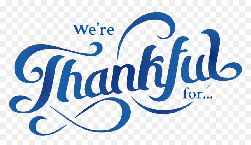 Calligraphy, HD Png Download - thankful png