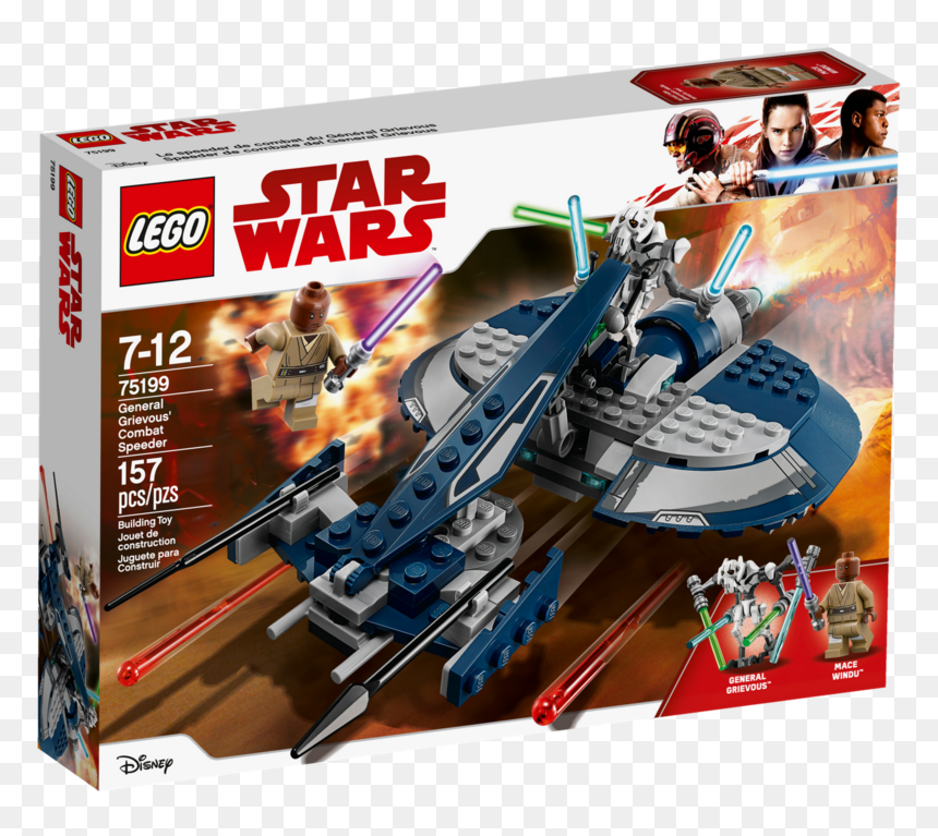 Lego Mace Windu Set, HD Png Download - purple lightsaber png