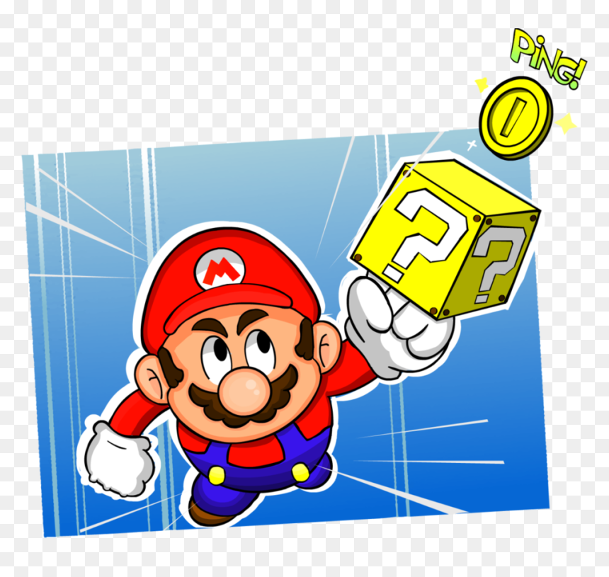 Block Basher, HD Png Download - mario block png