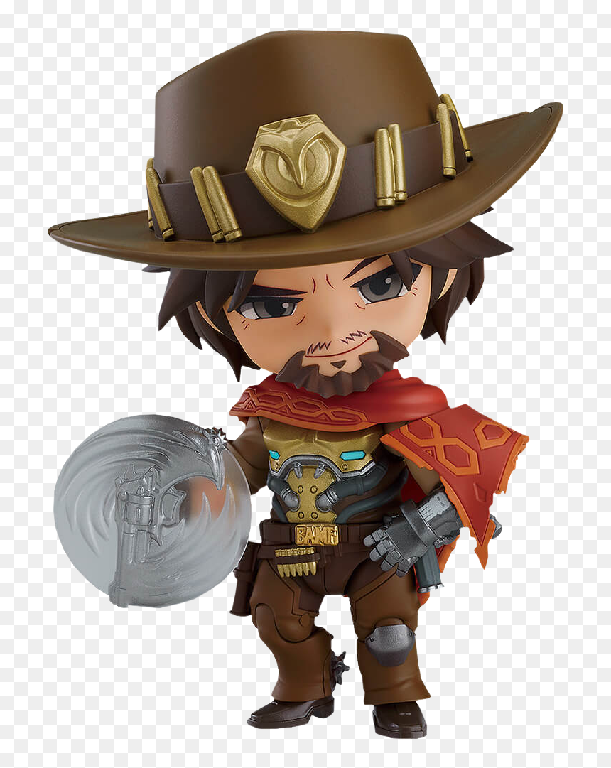 Mccree Classic Skin Edition 4” Nendoroid Action Figure - Mccree Nendoroid, HD Png Download - mcree png