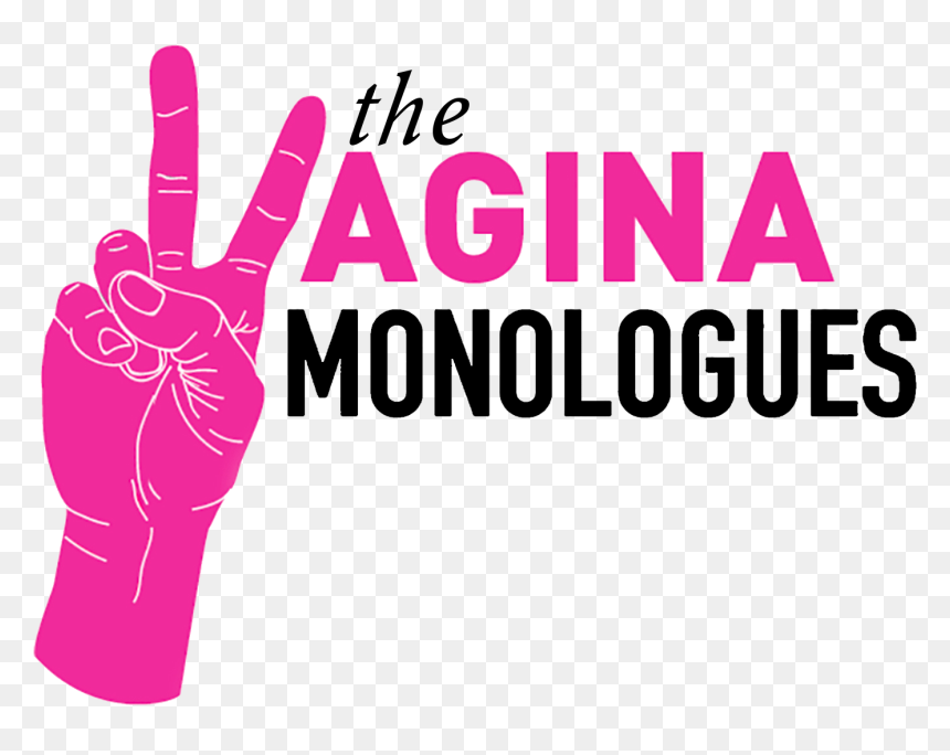 Vagina Monologue Peace Sign Black Text No Background - Vagina Monologues Png, Transparent Png - vagina png