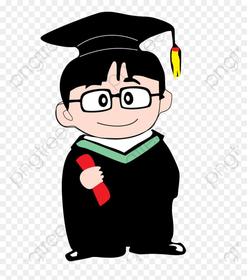 Graduation Clipart College - 小 博士, HD Png Download - graduation clipart png