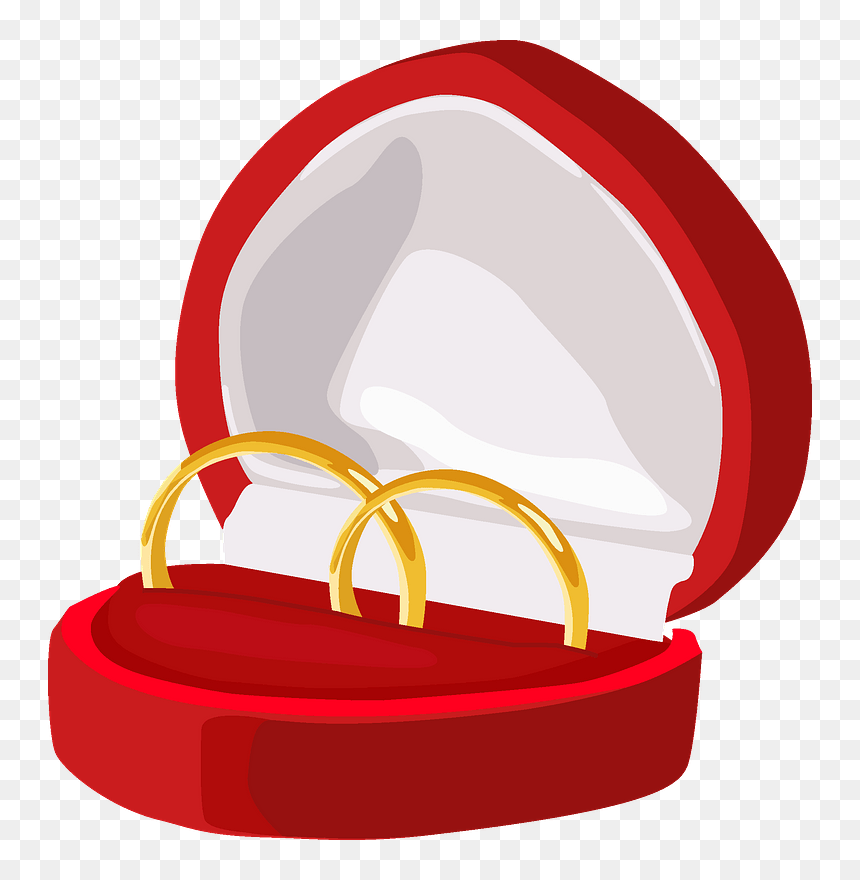 Wedding Rings Clipart, HD Png Download - ring clipart png