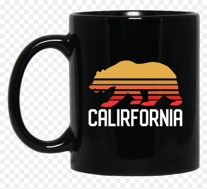 Retro California Bear Coffee Mug, Tea Mug - Mug, HD Png Download - california bear png