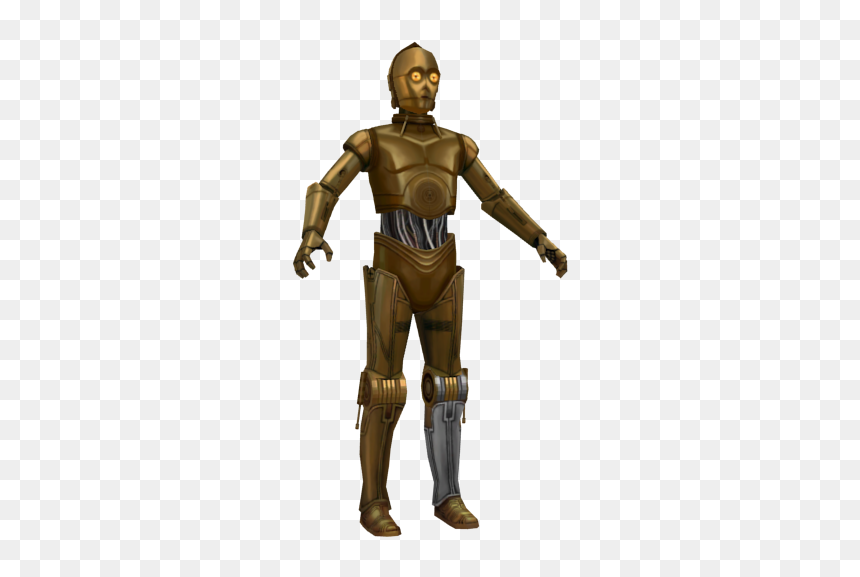 Download Zip Archive - Figurine, HD Png Download - c3po png