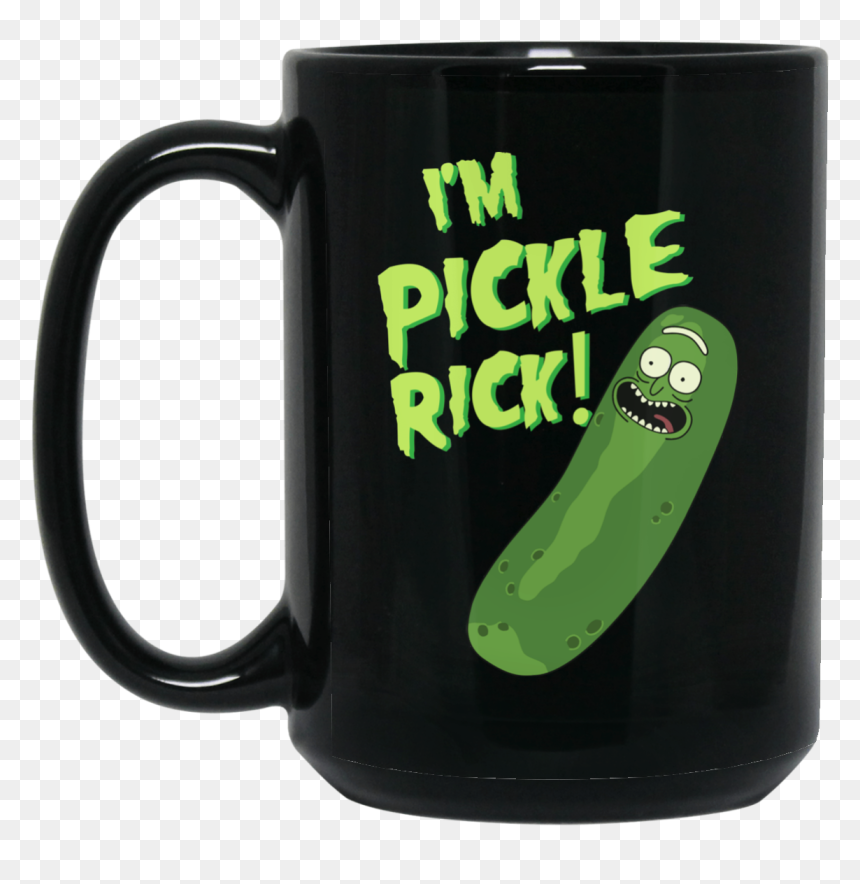 I"m Pickle Rick Coffee Mugs - Mug, HD Png Download - pickle rick face png