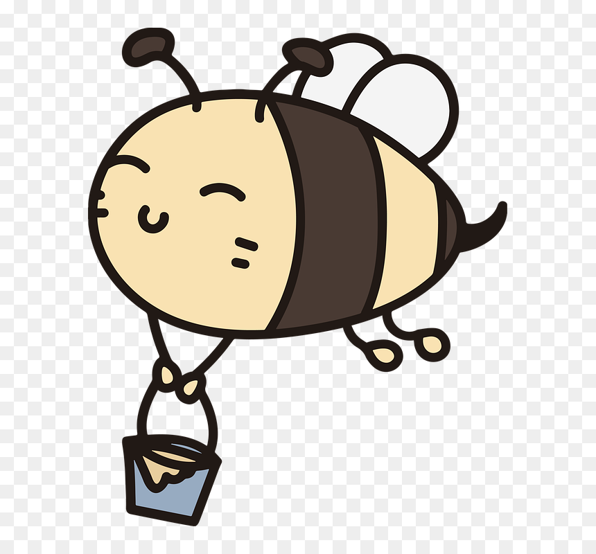Transparent Kawaii Bee Png, Png Download - kawaii eyes png
