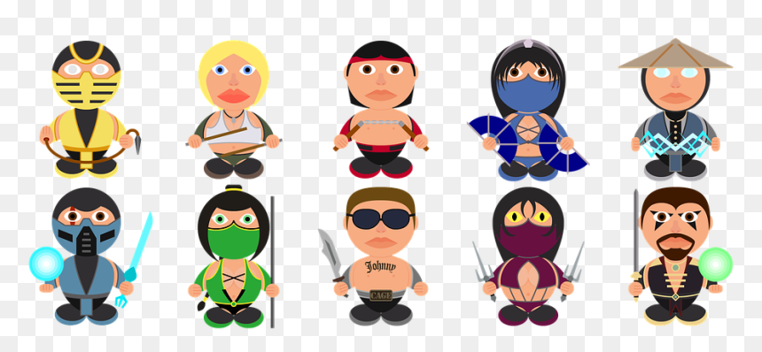 Kitana Johnny Cage Sonya Mortal Kombat, HD Png Download - art icon png