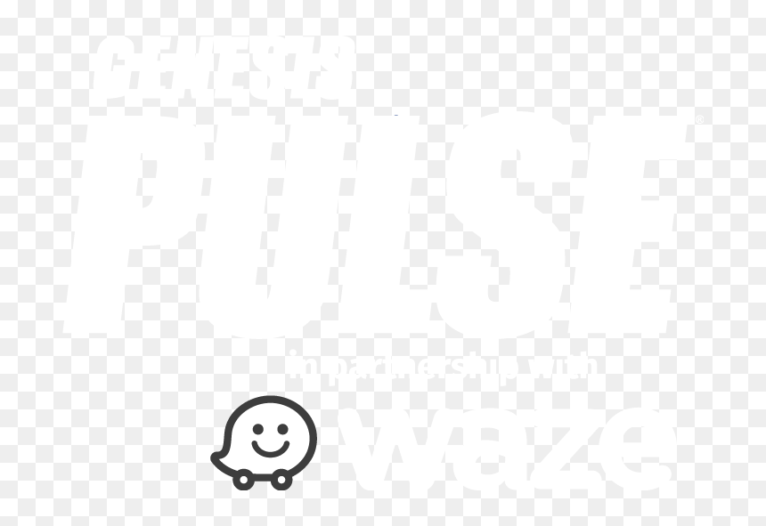 Genesis Pulse Waze Logo Commercial Electronics - Poster, HD Png Download - waze logo png