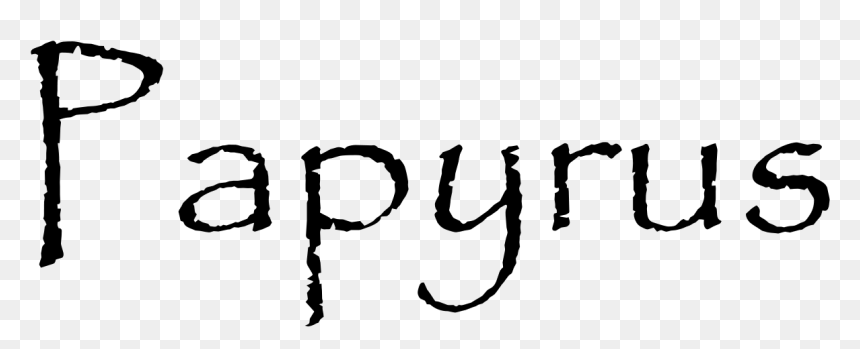 Papyrus Ttf, HD Png Download - papyrus png
