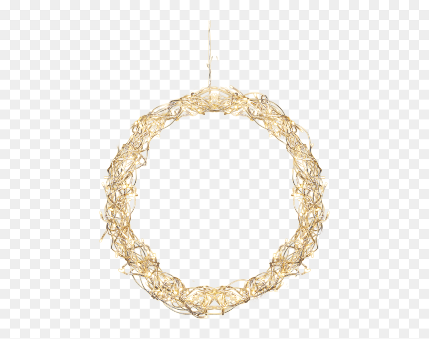 Wreath Curly - Kerstverlichting Krans, HD Png Download - gold wreath png