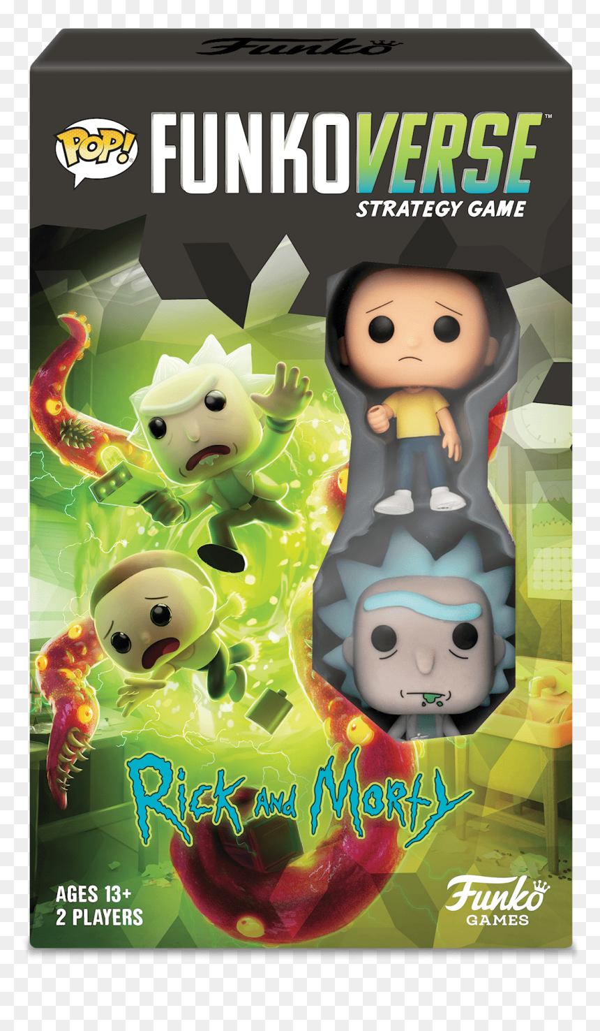 Funkoverse Rick And Morty, HD Png Download - pickle rick face png