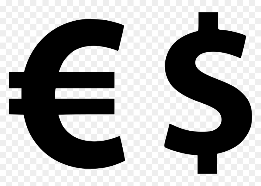 Euro Dollar Business Online Comments - Euro Dollar Symbol Png, Transparent Png - dollar icon png