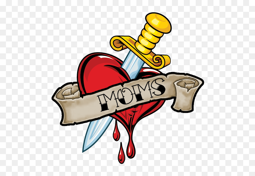 Mom Tattoo Png - Mom Heart Tattoo Png, Transparent Png - heart tattoo png