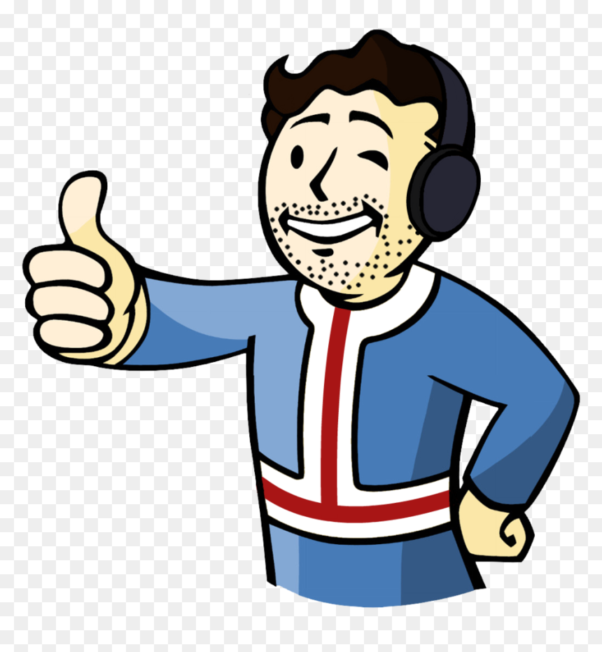 Video Game Character Png Clipart , Png Download - Vault Boy Transparent, Png Download - video game characters png