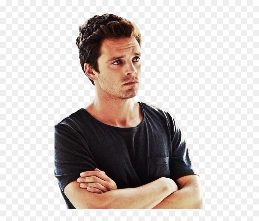 “ Transparent Sebastian Silently Judging ” - Sebastien Stan Bucky Barnes, HD Png Download - sebastian stan png
