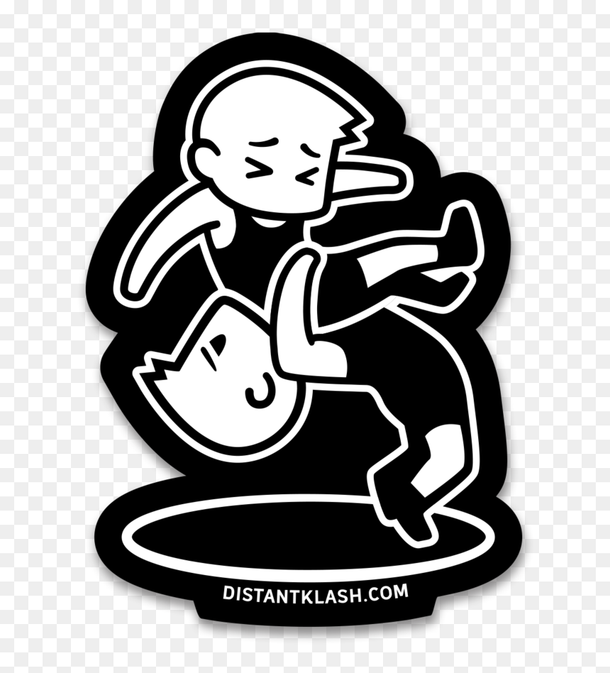 Kids Wrestling Clip Art Black And White, HD Png Download - wrestling silhouette png