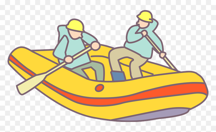 Inflatable Boat Clipart, HD Png Download - boat clipart png