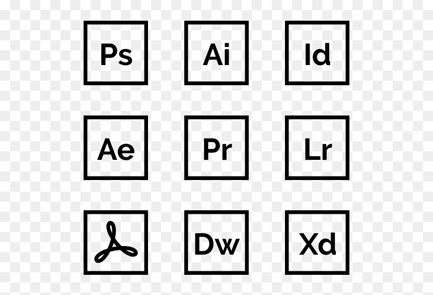 Symmetry, HD Png Download - adobe icons png