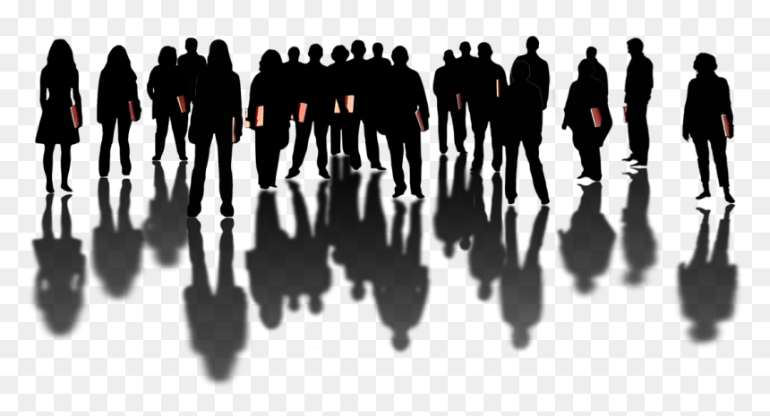Silhouette A Cappella Choir Singing - Silhouette Choir Singing, HD Png Download - choir png