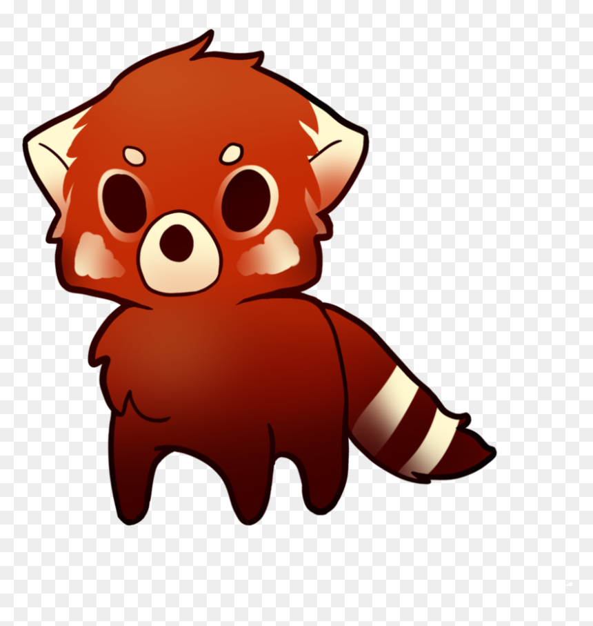 Cute Red Panda - Cute Red Panda Drawing, HD Png Download - red panda png