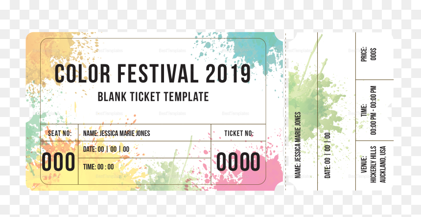 Slam Dunk Festival, HD Png Download - blank ticket png