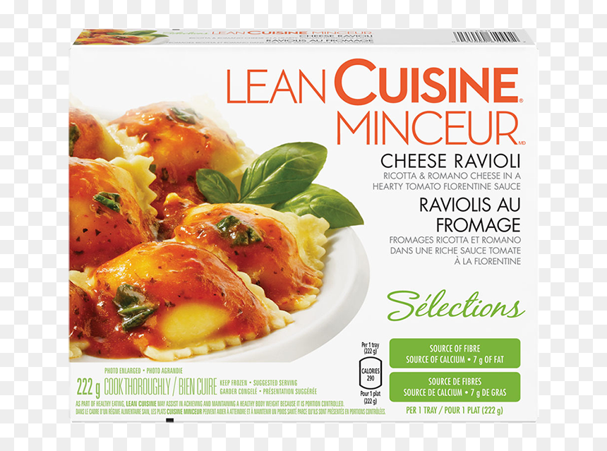 Lean Cuisine Chicken Carbonara, HD Png Download - ravioli png