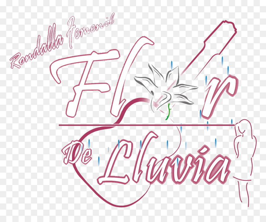 Flor De Lluvia Fem, HD Png Download - lluvia png
