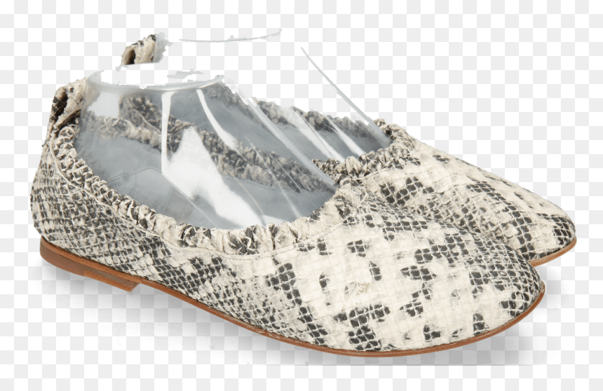 Ballet Pumps Iris 2 Snake Black Snake Ivory - Sneakers, HD Png Download - black snake png