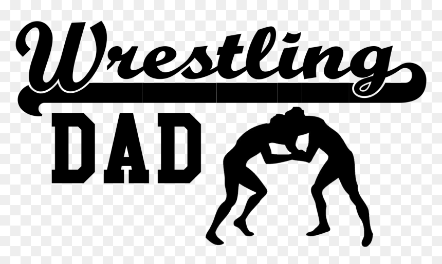 Wrestling Dad Decal , Png Download - Wrestling Dad Png, Transparent Png - wrestling silhouette png