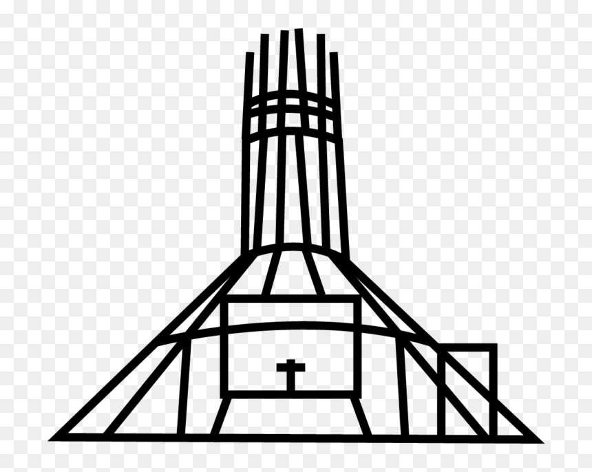 Line Art, HD Png Download - church icon png