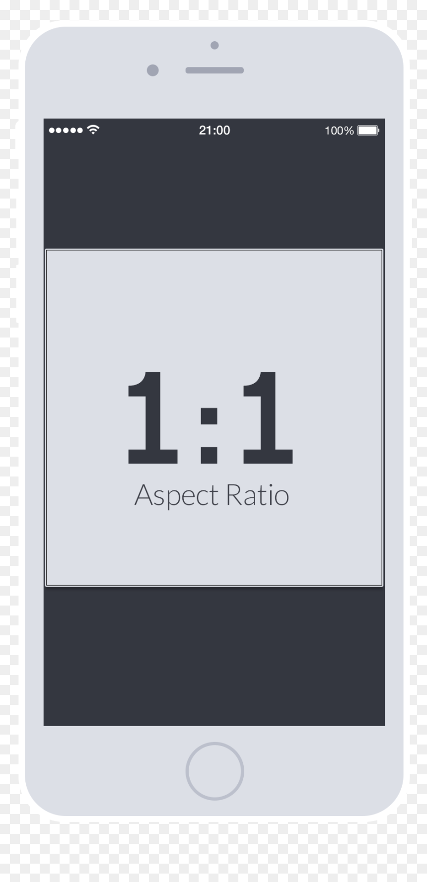 Square Aspect Ratio Instagram, HD Png Download - instagram frame png