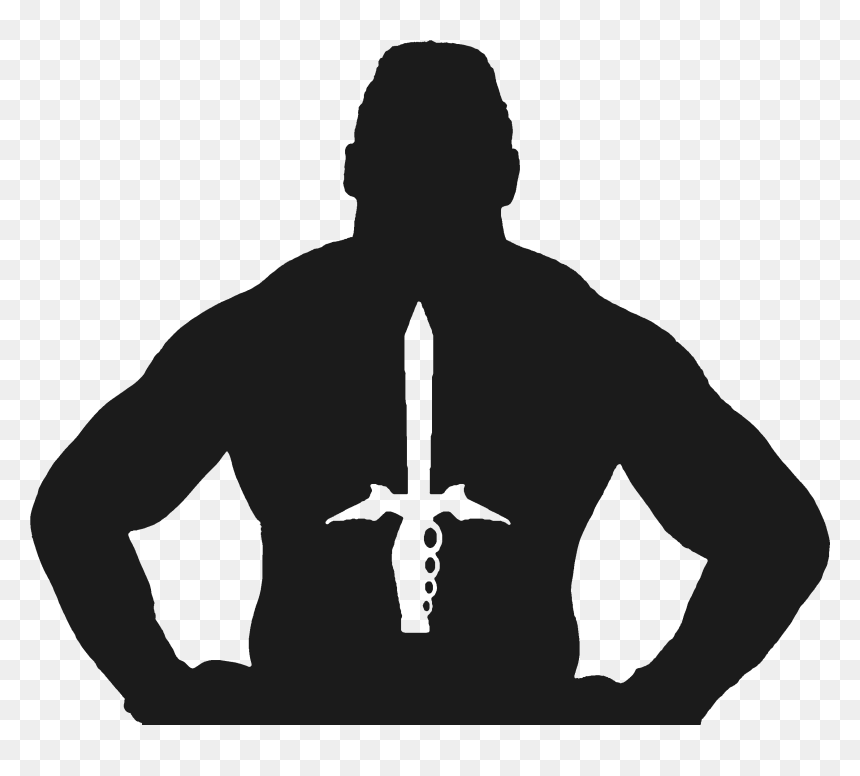 Silhouette, HD Png Download - wrestling silhouette png