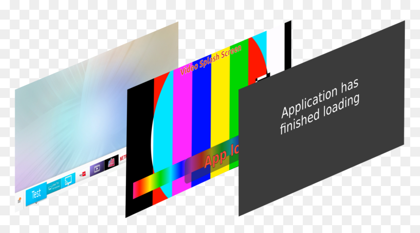 Video Splash Screen - Graphic Design, HD Png Download - 3d paint splash png