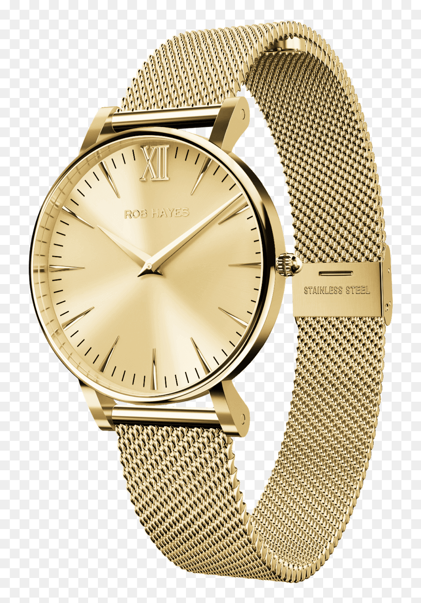 Rob Hayes Watches Prices Clipart , Png Download - Analog Watch, Transparent Png - gold watch png