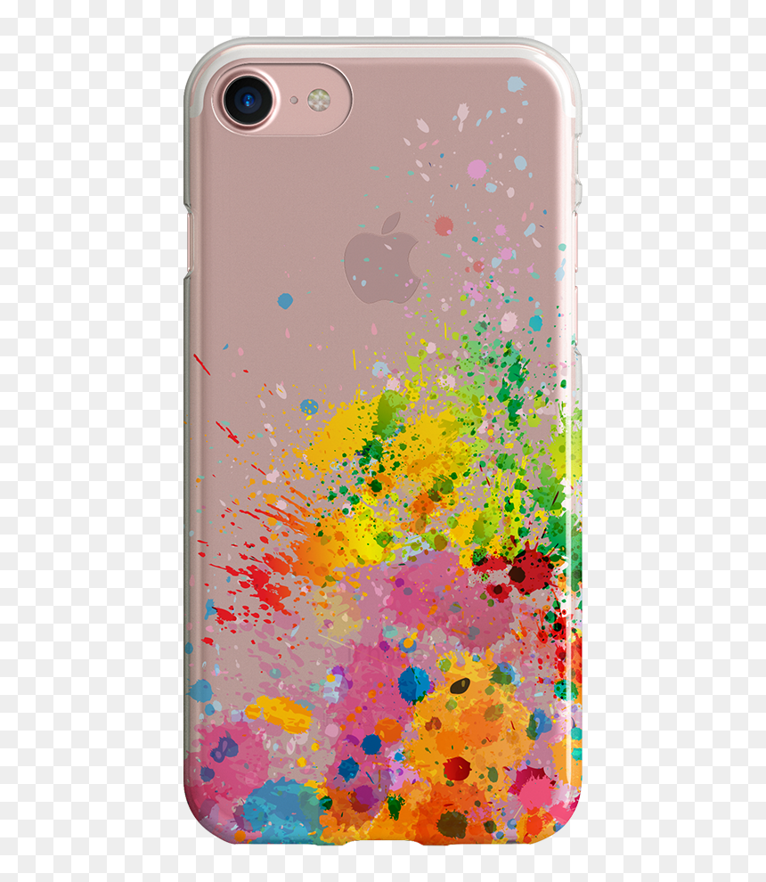 Mobile Phone Case, HD Png Download - 3d paint splash png