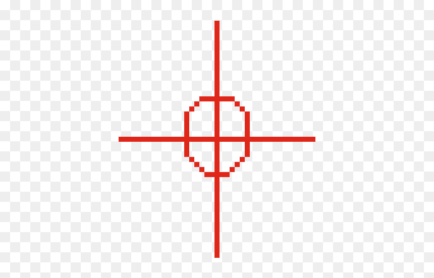 Cross, HD Png Download - cross hair png