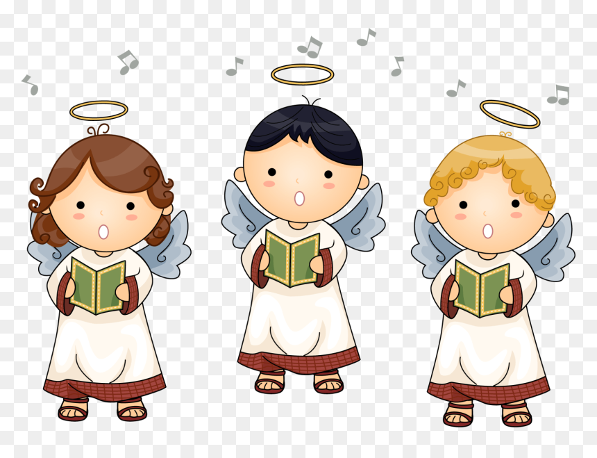 Fd Nursery Choir Fd News Online Banner Free - Cartoon Angels, HD Png Download - choir png